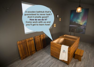 Two Woodworker positions open at Zen Bathworks