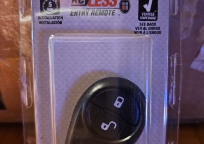 Keyless entry remote
