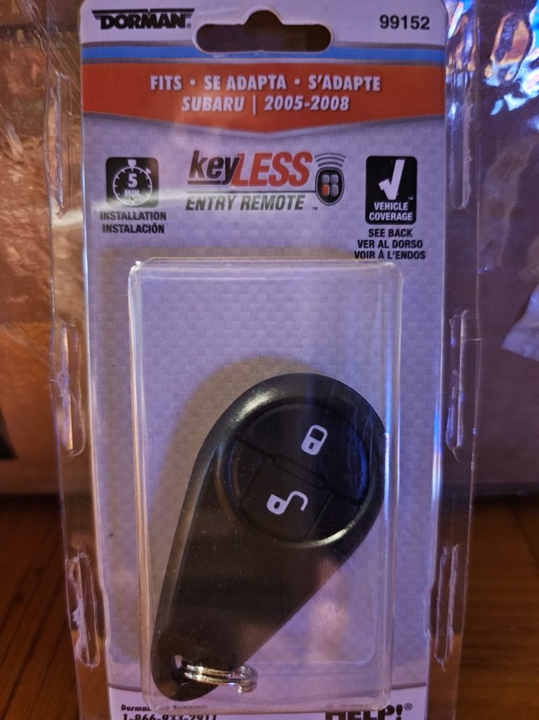 Keyless entry remote