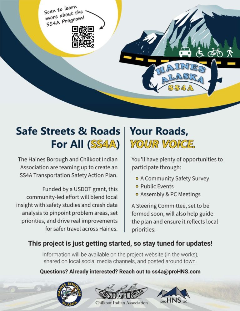 Haines Borough and Chilkoot Indian Association Launch Safe Streets Planning Effort