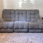 Double recliner couch