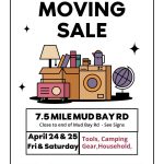Moving Sale in Mud Bay