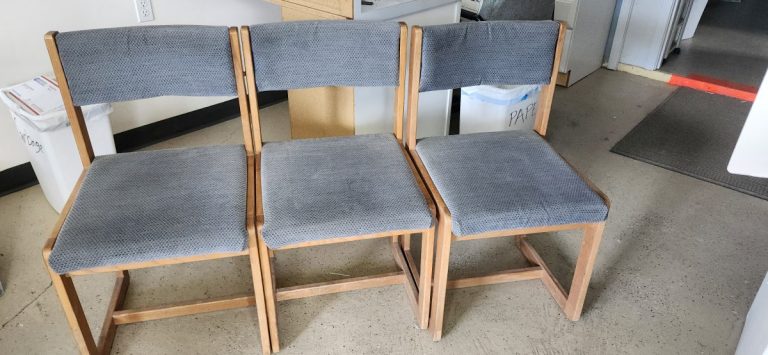 3 Chairs for livingroom, bedroom or kitchen